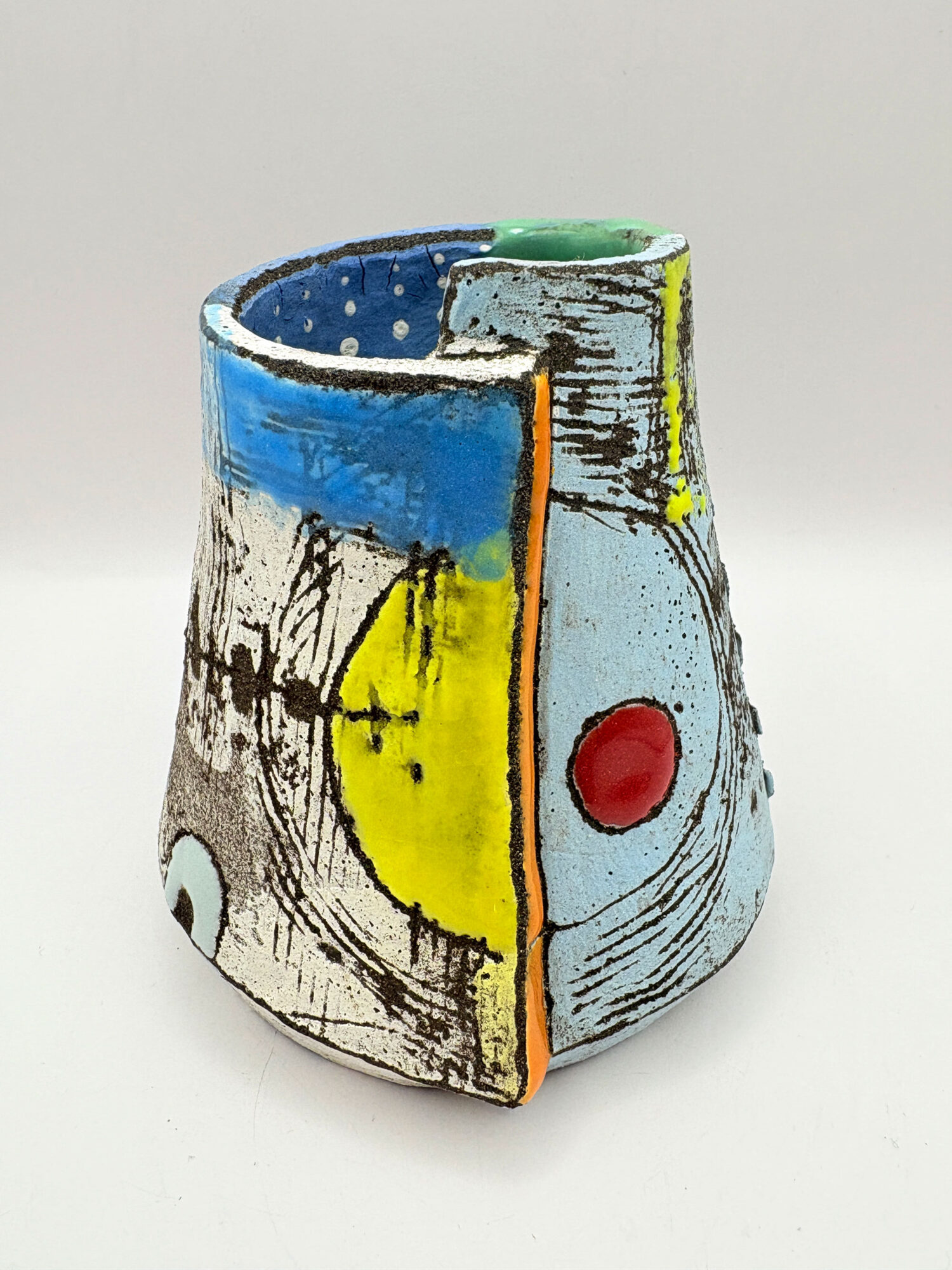 Altered vessel with orange