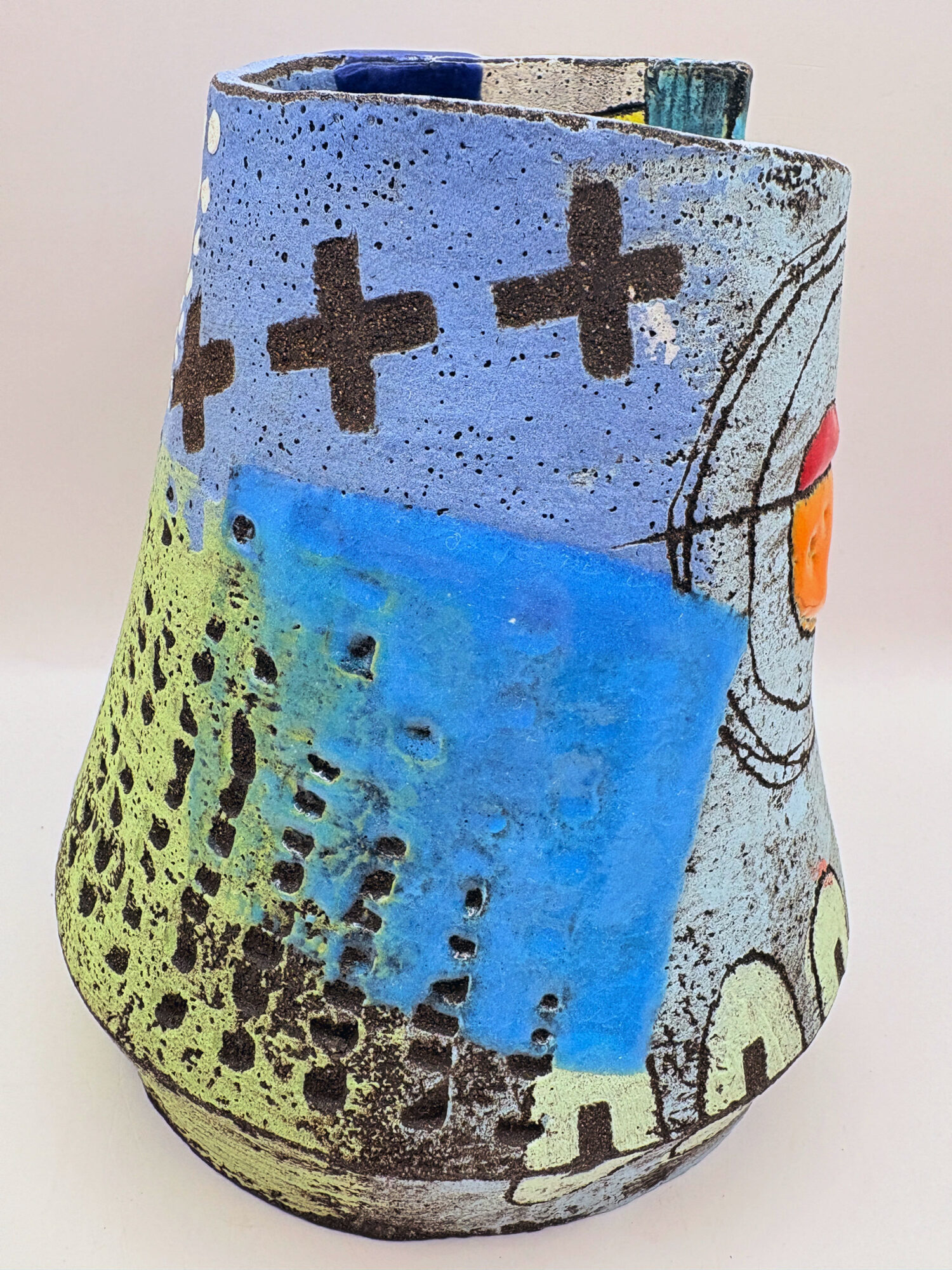 blue vessel with green circle - Image 4