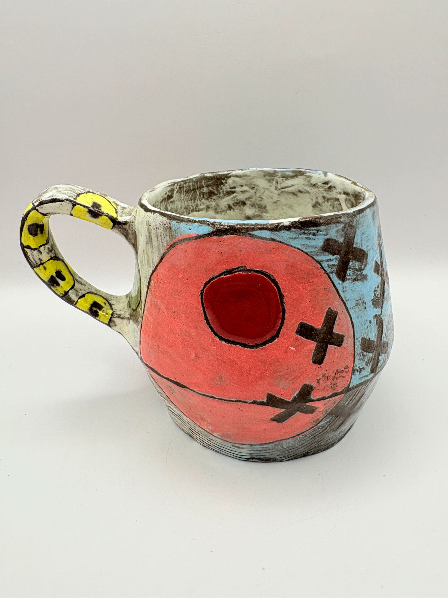 Red circle mug